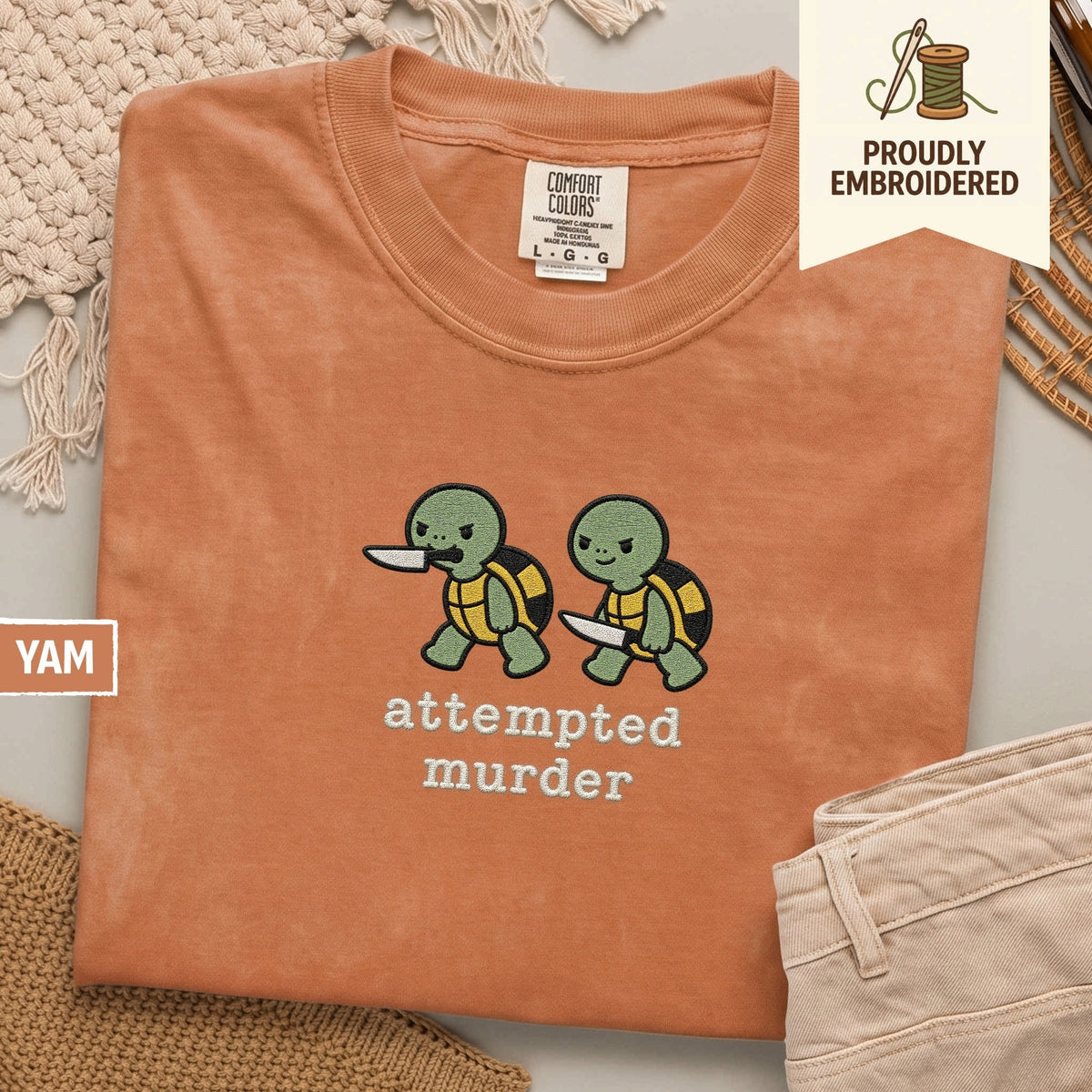 108 - attempted murder t-shirt