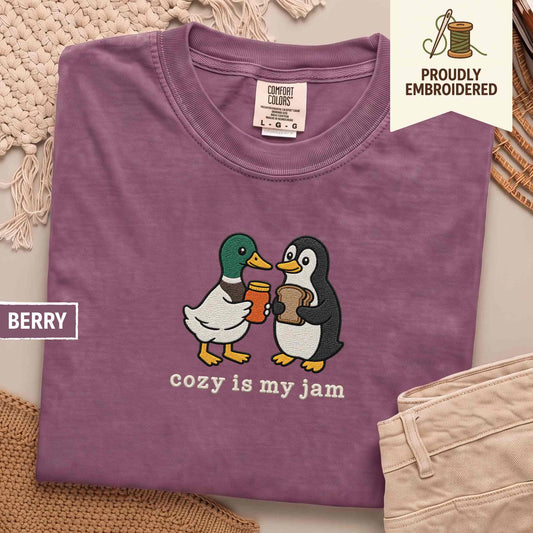 59 - cozy is my jam t-shirt