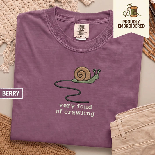 83 - very fond of crawling t-shirt