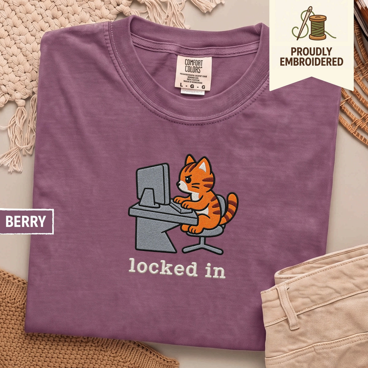 103 - locked in t-shirt
