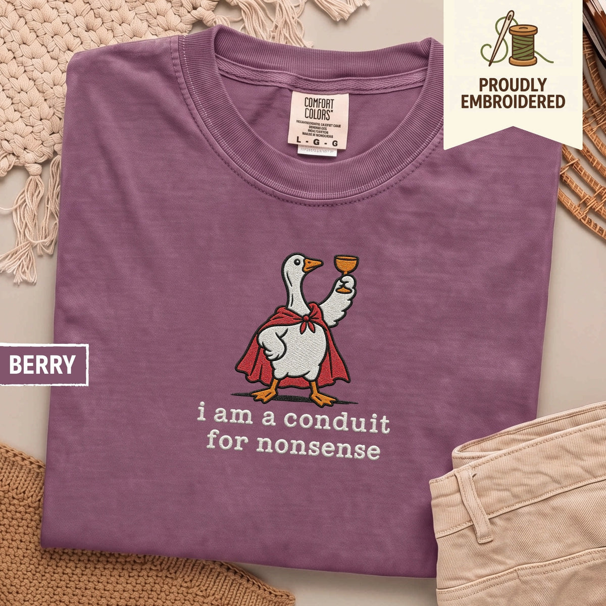 126 - i am a conduit for nonsense t-shirt