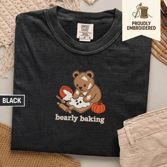54 - bearly baking t-shirt