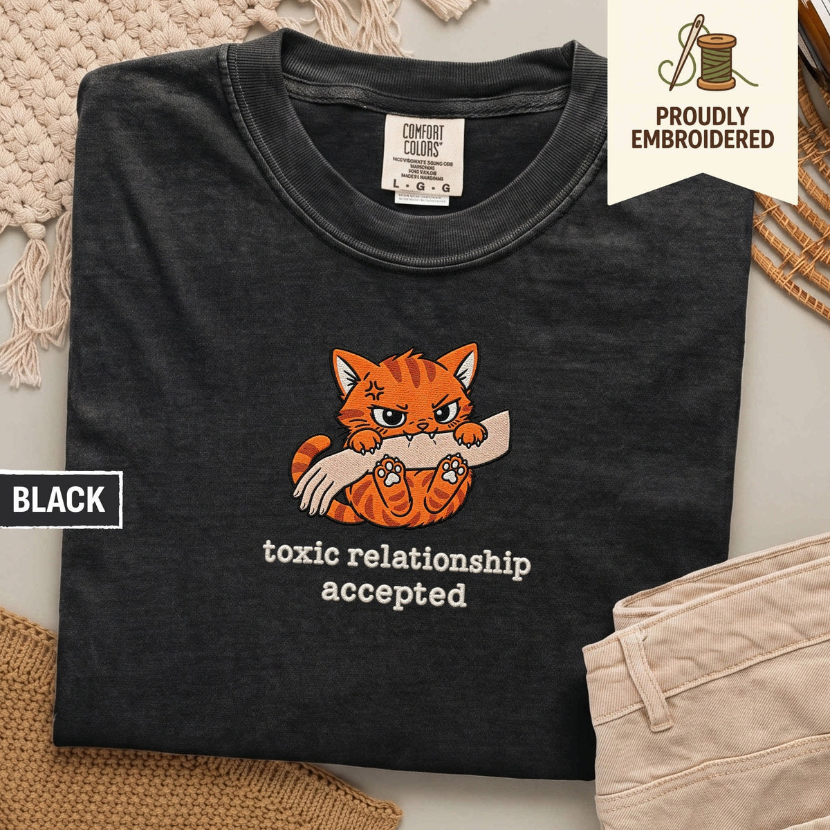 130 - toxic relationship accepted t-shirt