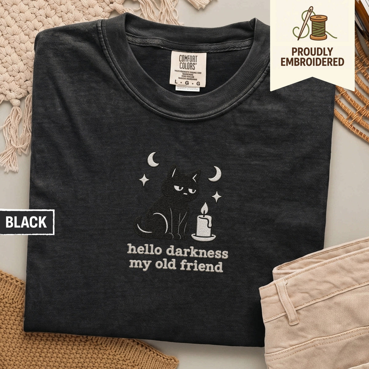 111 - hello darkness my old friend t-shirt