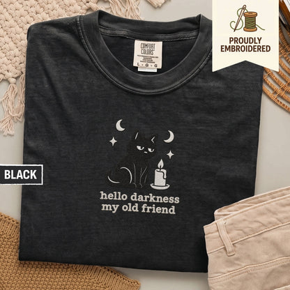 111 - hello darkness my old friend t-shirt