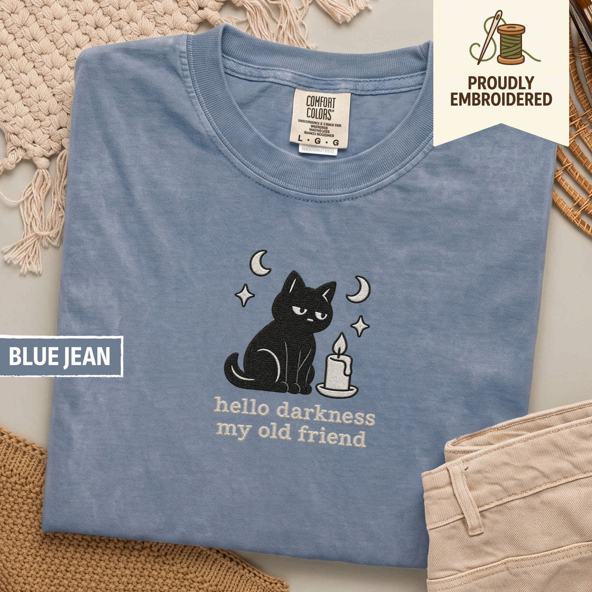 111 - hello darkness my old friend t-shirt