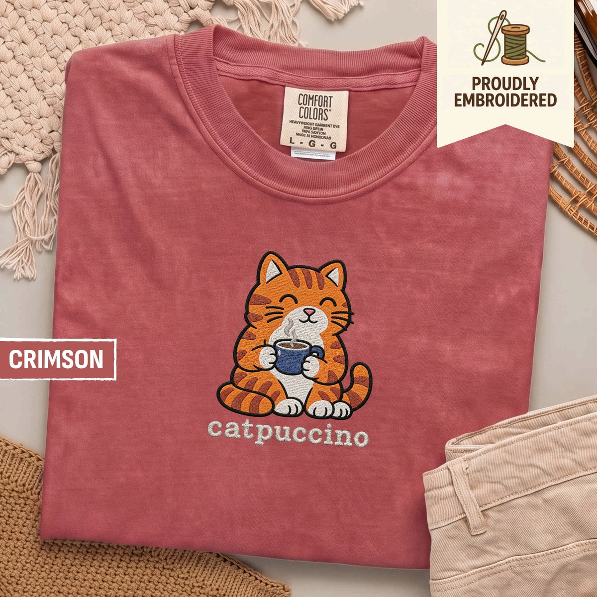 133 - catpuccino t-shirt
