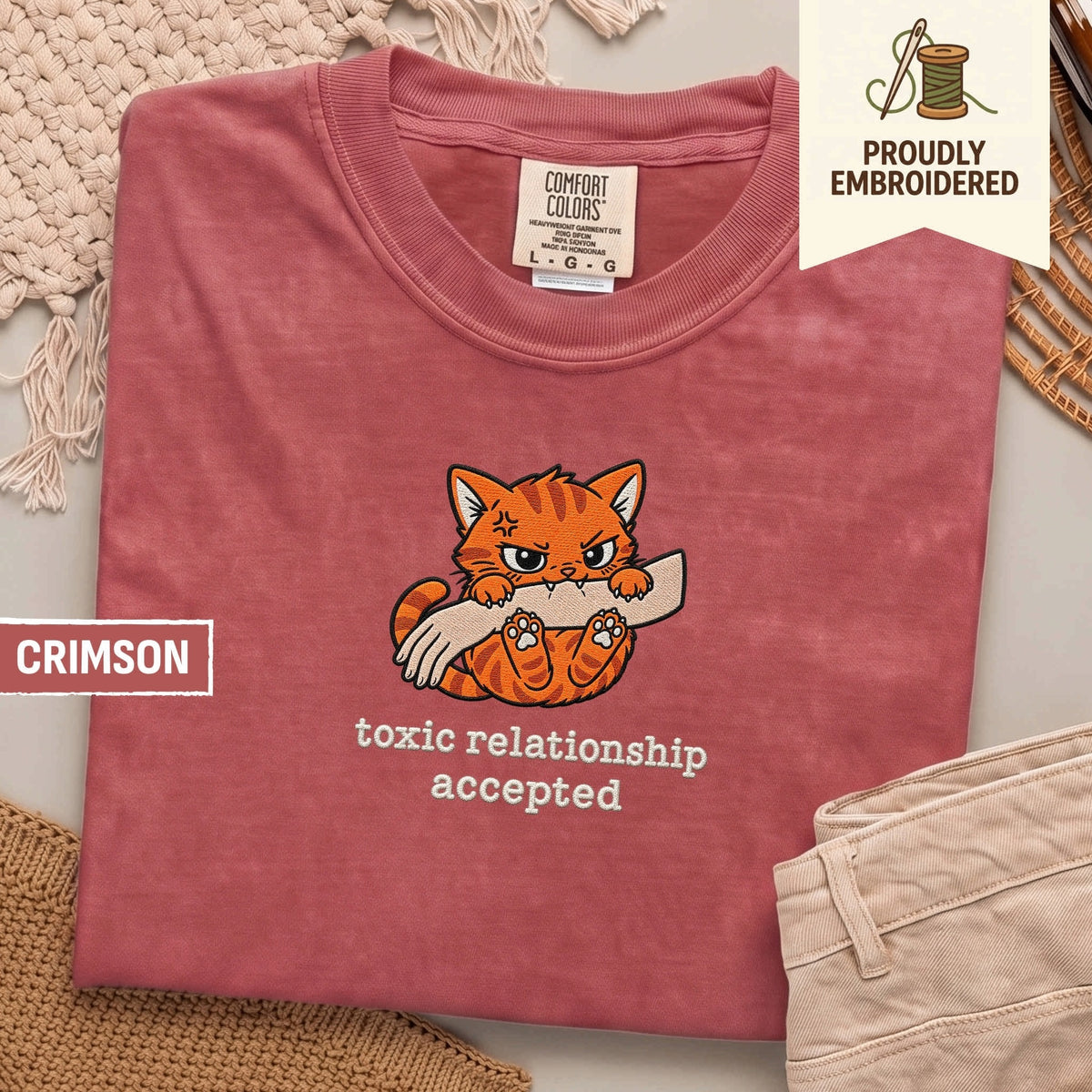 130 - toxic relationship accepted t-shirt
