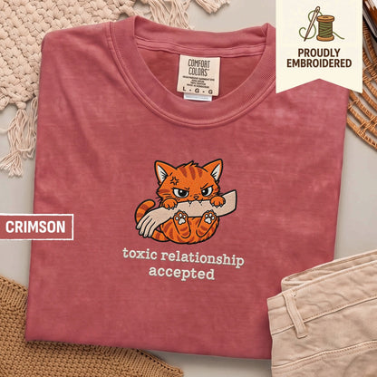 130 - toxic relationship accepted t-shirt