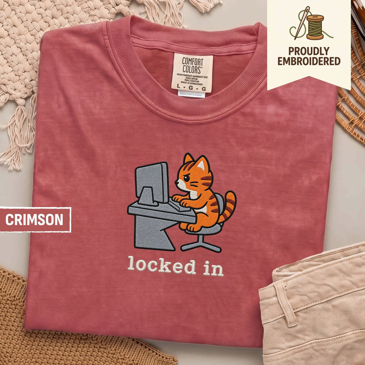 103 - locked in t-shirt