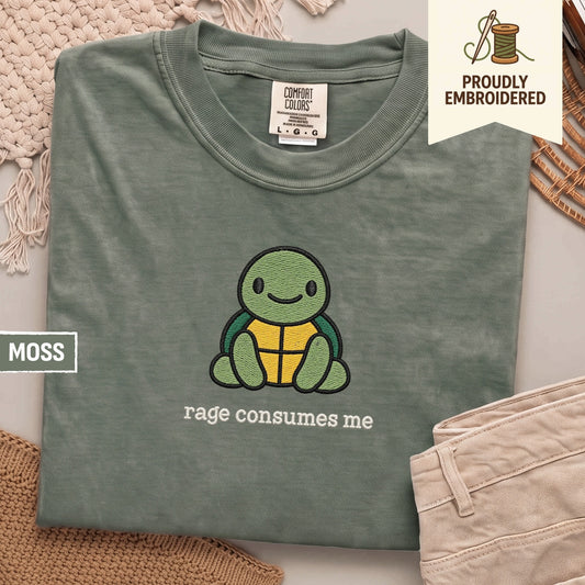 64 - rage consumes me t-shirt