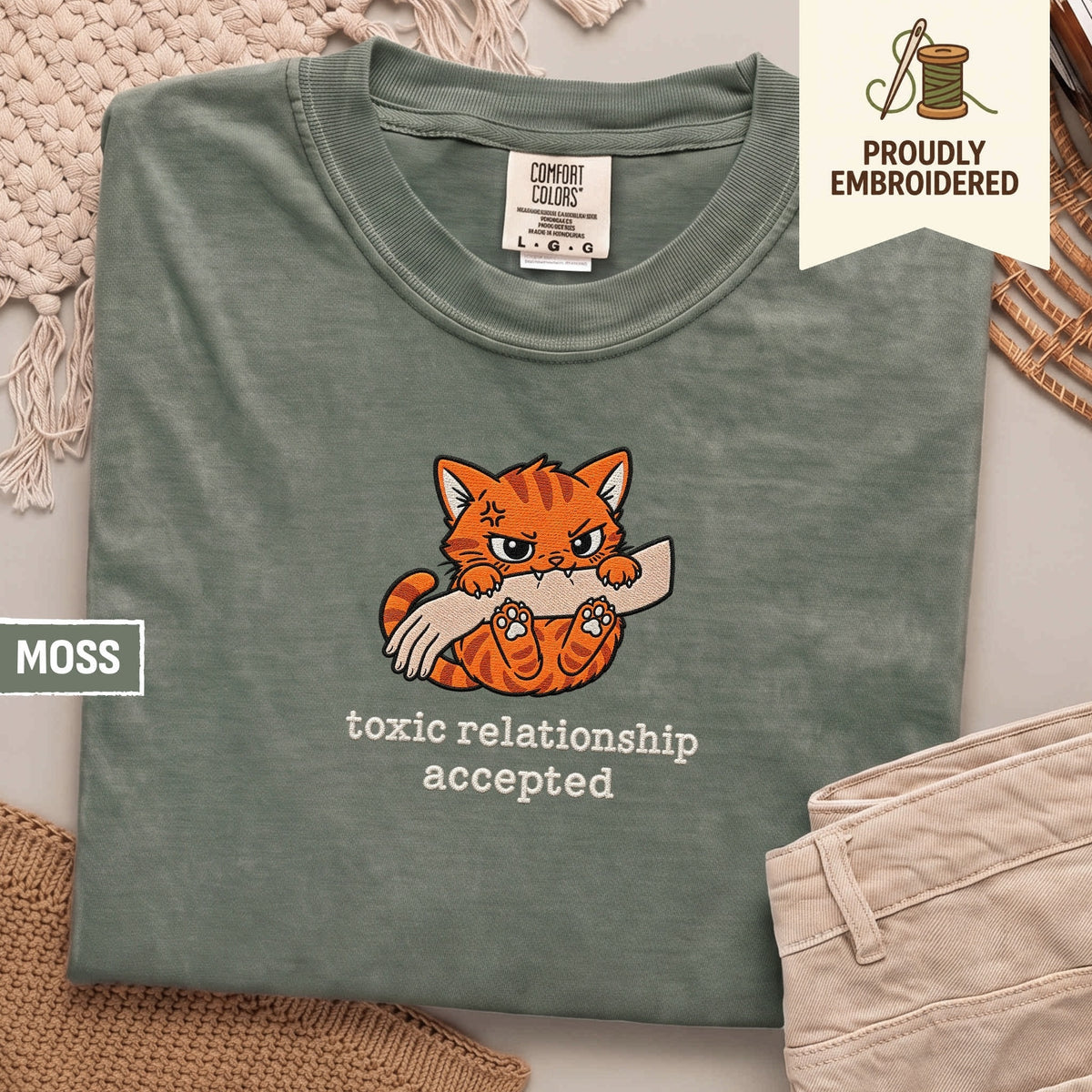 130 - toxic relationship accepted t-shirt