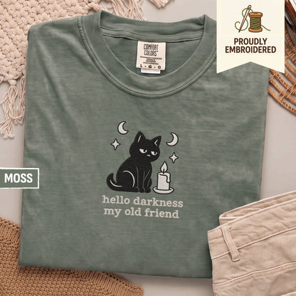 111 - hello darkness my old friend t-shirt