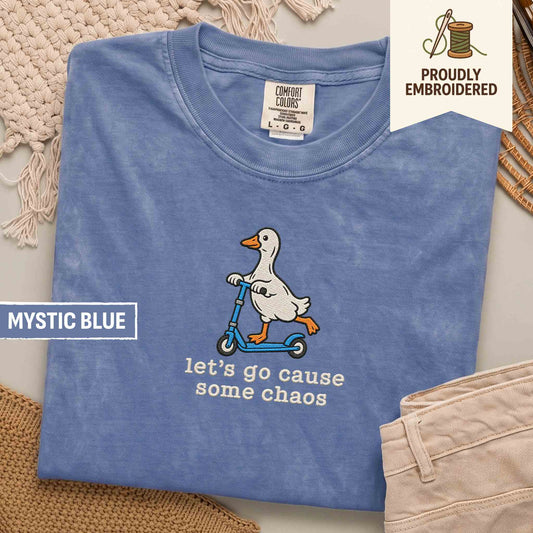 37 - lets go cause some chaos t-shirt