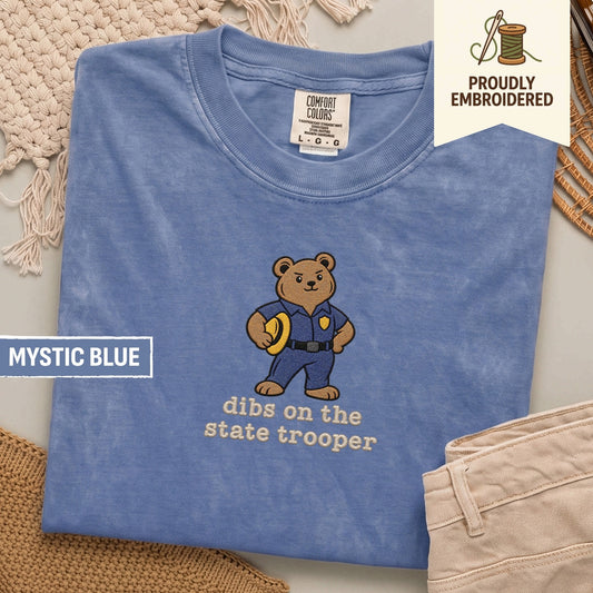 71 - dibs on the state trooper t-shirt