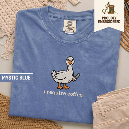 20 - i require coffee t-shirt