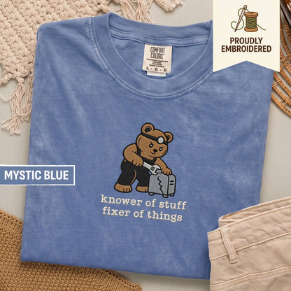125 - knower of stuff fixer of things t-shirt