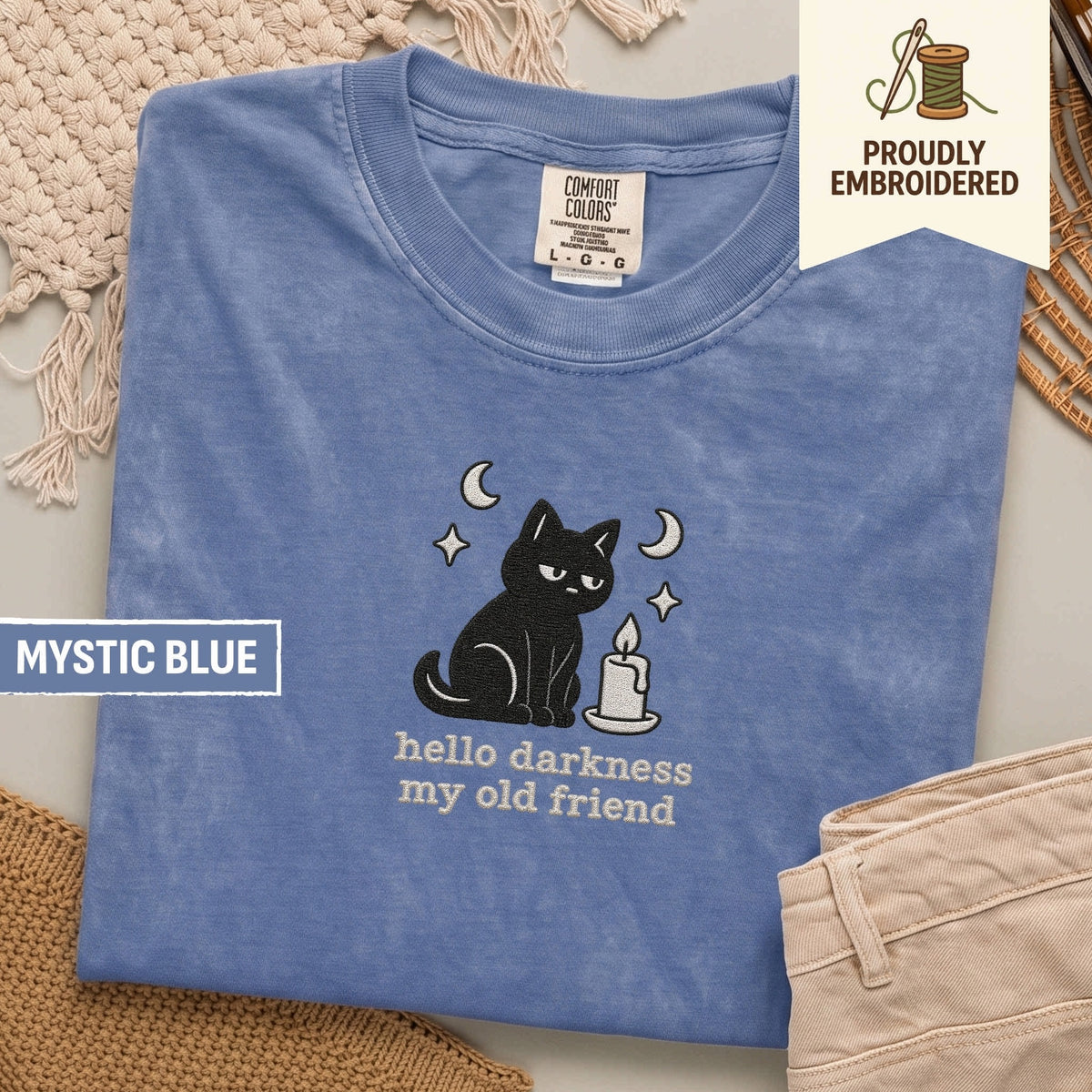 111 - hello darkness my old friend t-shirt