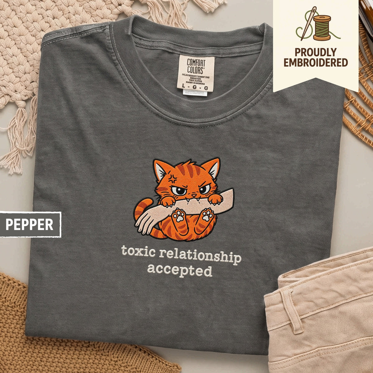 130 - toxic relationship accepted t-shirt