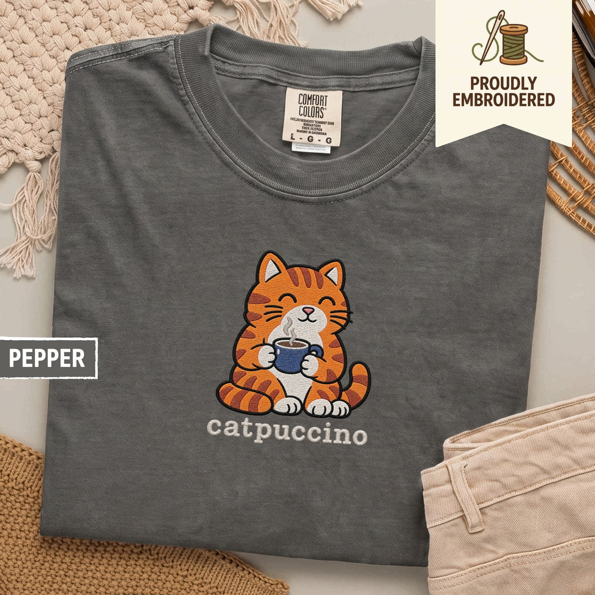 133 - catpuccino t-shirt