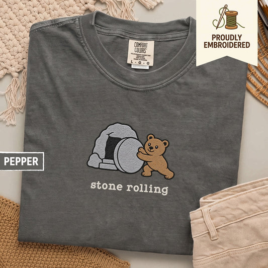 56 - stone rolling t-shirt