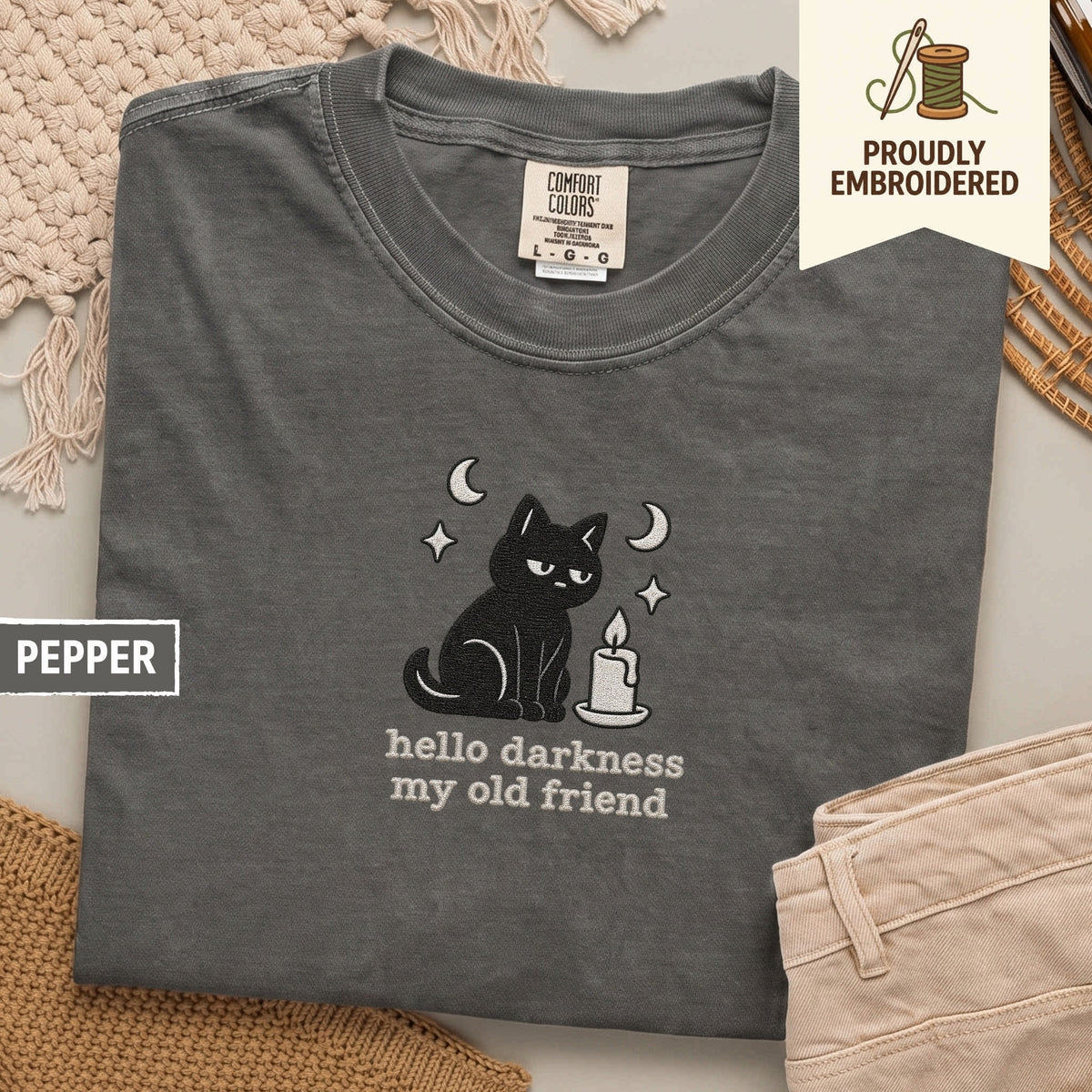 111 - hello darkness my old friend t-shirt