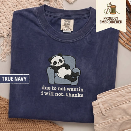 115 - due to not wantin i will not. thanks t-shirt