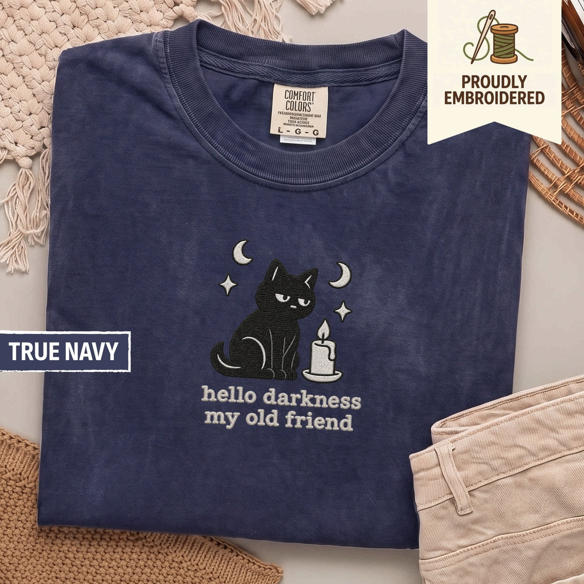 111 - hello darkness my old friend t-shirt