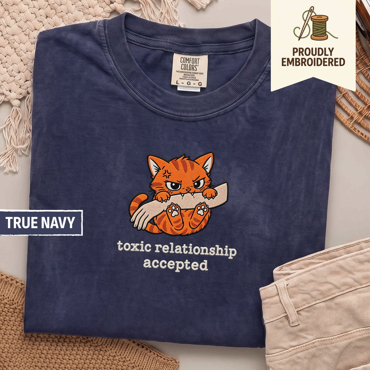 130 - toxic relationship accepted t-shirt