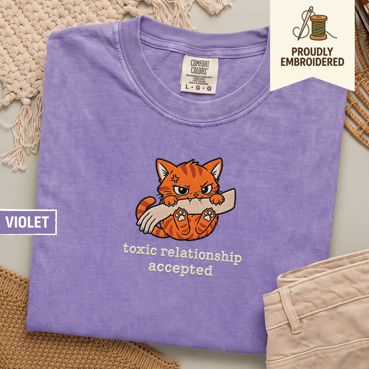 130 - toxic relationship accepted t-shirt