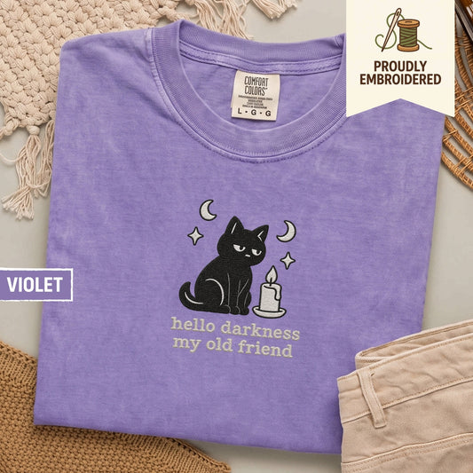 111 - hello darkness my old friend t-shirt
