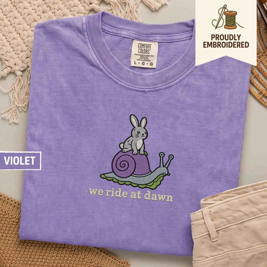 10 - we ride at dawn t-shirt