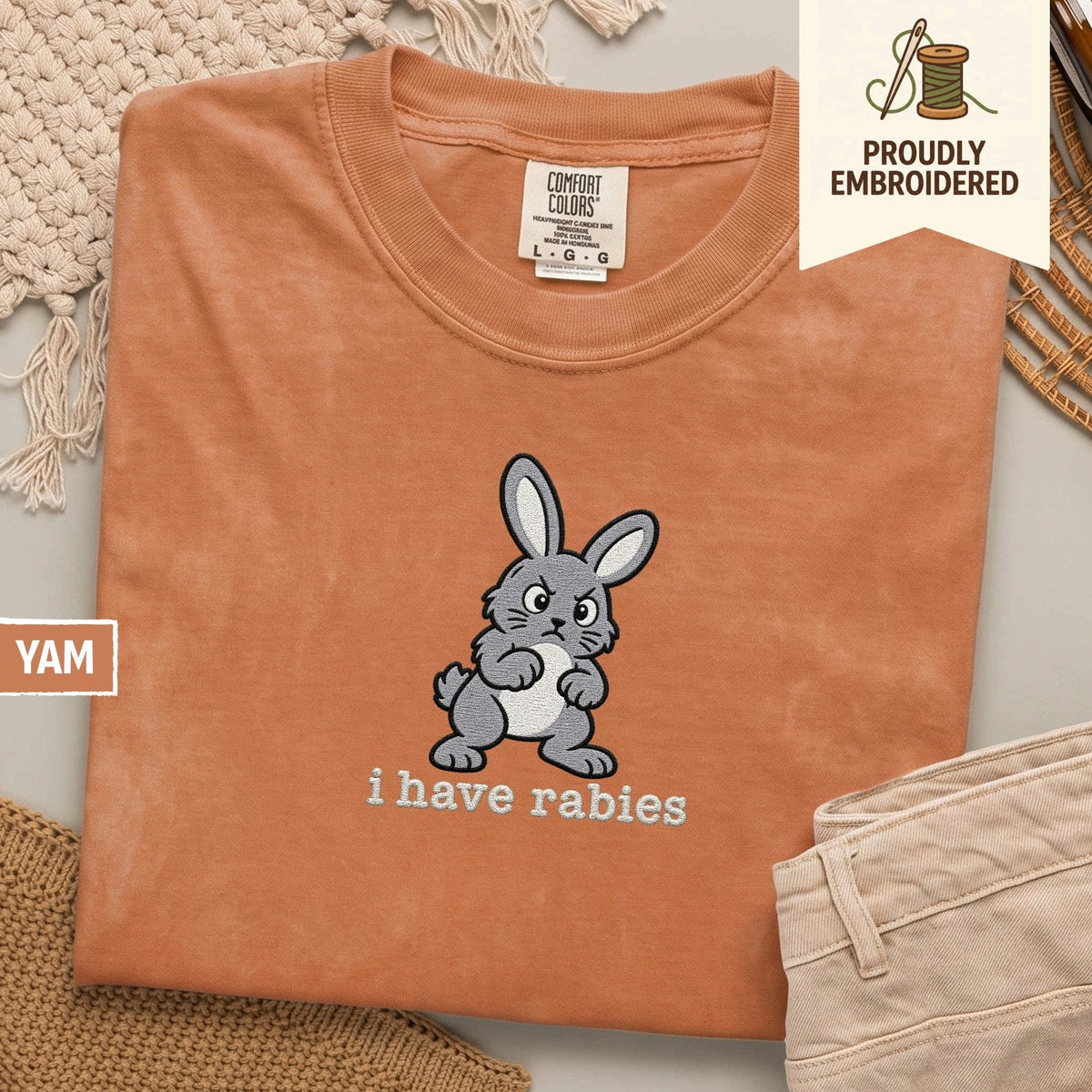 124 - i have rabies t-shirt