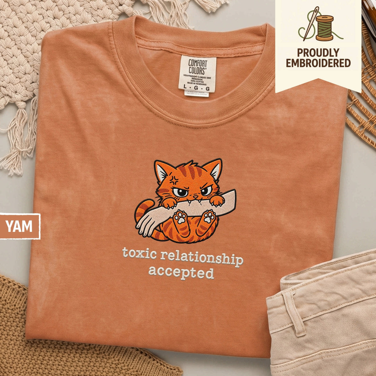 130 - toxic relationship accepted t-shirt