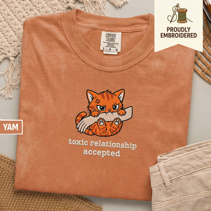 130 - toxic relationship accepted t-shirt