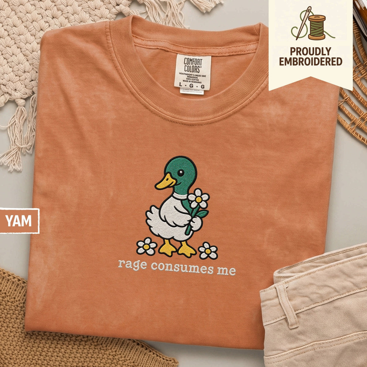 110 - rage consumes me t-shirt