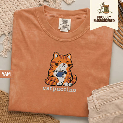 133 - catpuccino t-shirt